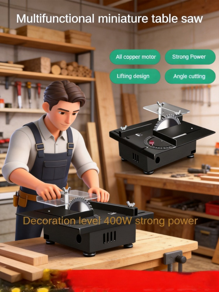 400W Mini-Tischkreissäge, klei – Mini Table Saw For Woodworking Bewertung und Preis