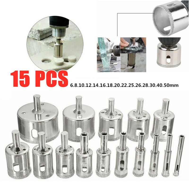 10/15 stücke Set Fliesen bohre – Reciprocating Saw Attachment Drill Bewertung und Preis