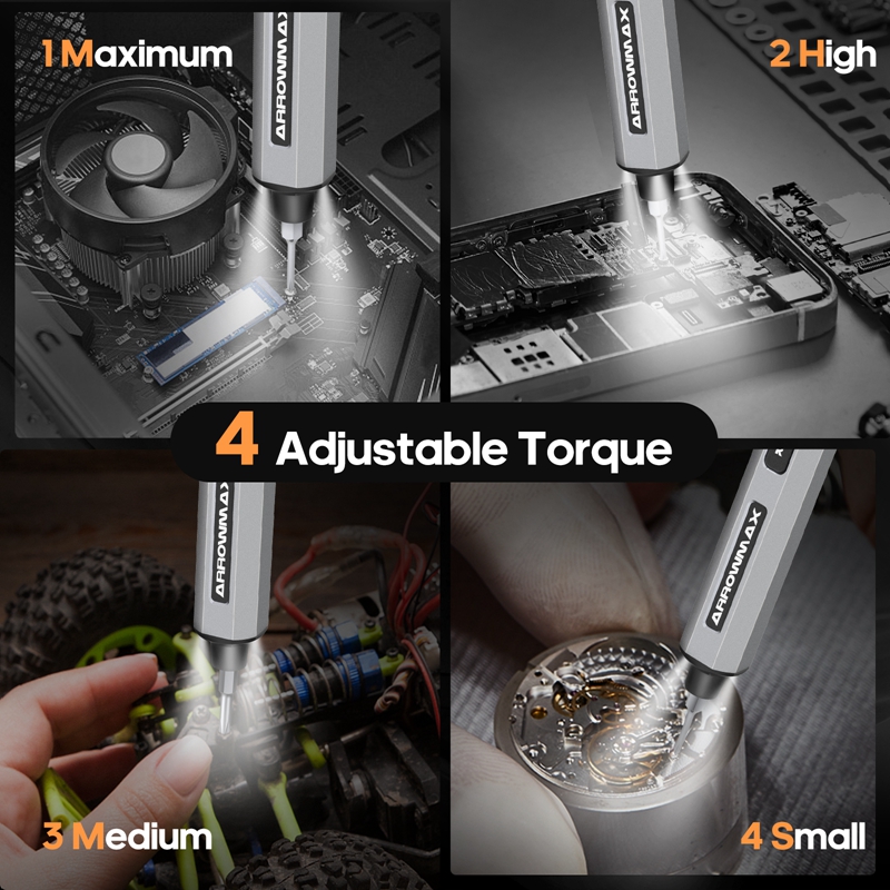 ARROWMAX Präzisions-Elektrosch – Electric Screwdriver Rechargeable Usb Bewertung und Preis