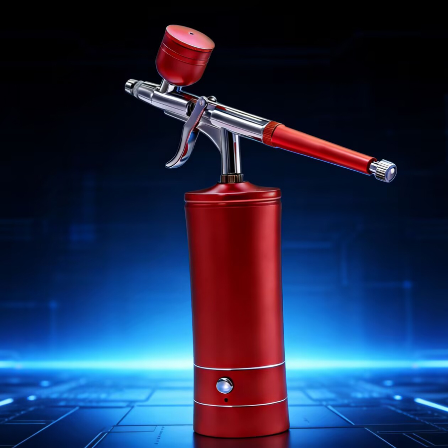 Tragbares, wiederaufladbares,  – Airbrush Kit With Mini Compressor Bewertung und Preis