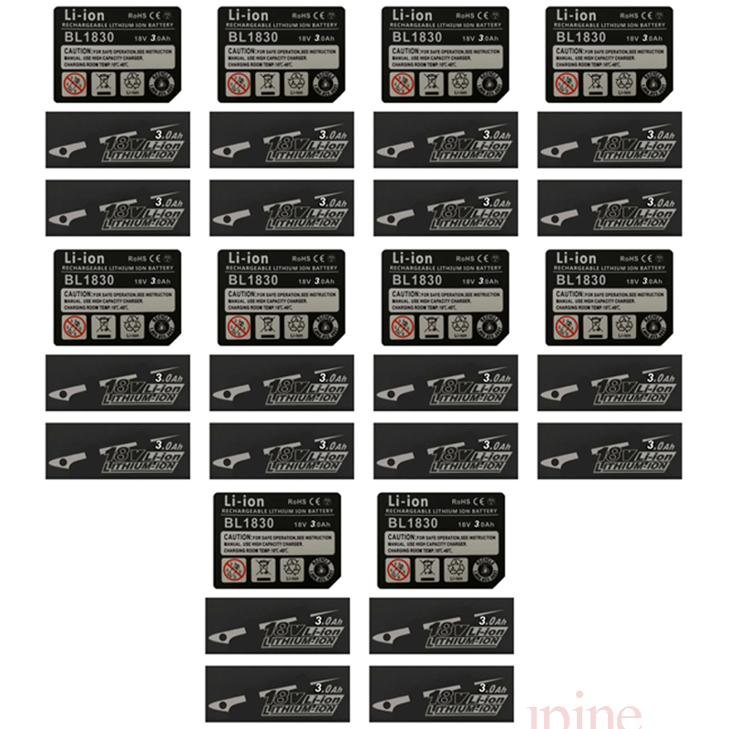 10 Sets BL1830 Tag Li-Ion Akku – Brushless Cordless Electric Drill 18V Bewertung und Preis